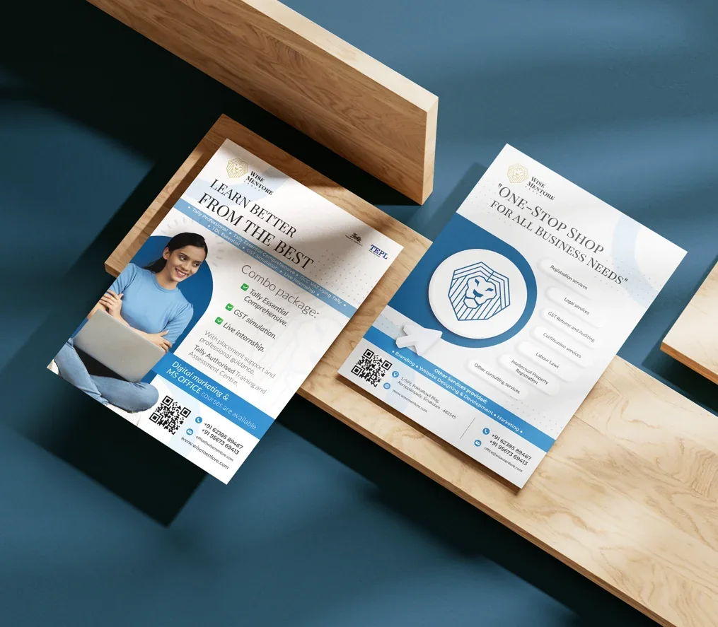 Promotional Flyers — Wise Mentore